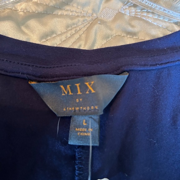 STITCH FIX NWT MIX by 41 Hawthorn from navy t shirt dress large swing - Picture 7 of 8